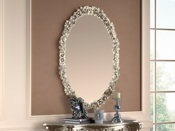 PRESTIGE - Oval framed wall-mounted mirror by CASA +39 - view 2
